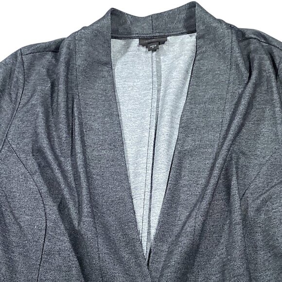 J Jill Jacket Womens XL Gray V Neck Button Pocket WEAREVER Artsy Boho Lagenlook - Picture 13 of 15